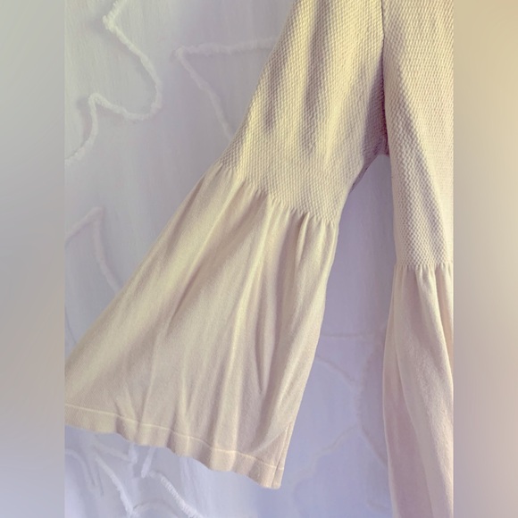 Earthbound Trading Company Ivory Sweater Peplum Top - Picture 3 of 3